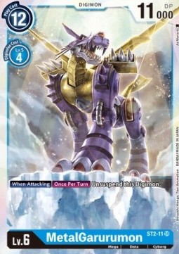 MetalGarurumon (ST2-11) - Starter Deck: Cocytus Blue (Super Rare) [ST-2-ST2-11]