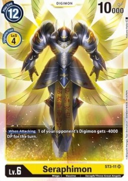 Seraphimon (ST3-11) - Starter Deck: Heaven's Yellow (Super Rare) [ST-3-ST3-11]