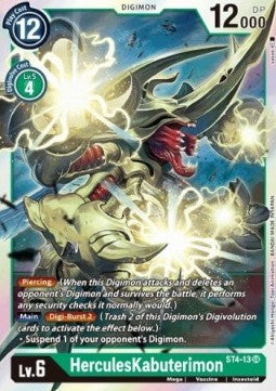 HerculesKabuterimon (ST4-13) - Starter Deck: Giga Green (Super Rare) [ST-4-ST4-13]