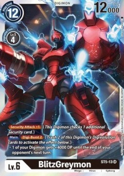 BlitzGreymon (ST5-13) - Starter Deck: Machine Black (Super Rare) [ST-5-ST5-13]
