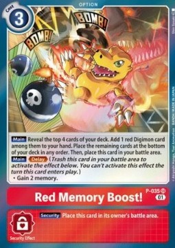 Red Memory Boost! (P-035) (V.1) - Promos (Promo) [P-P-035]