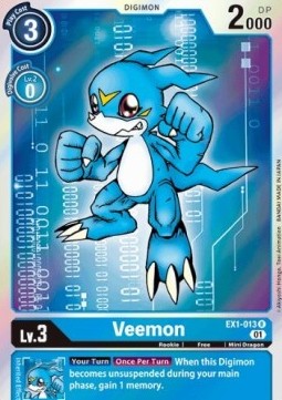 Veemon (EX1-013) - Classic Collection (Rare) [EX-01-EX1-013]