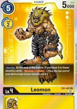 Leomon (EX1-027) - Classic Collection (Rare) [EX-01-EX1-027]