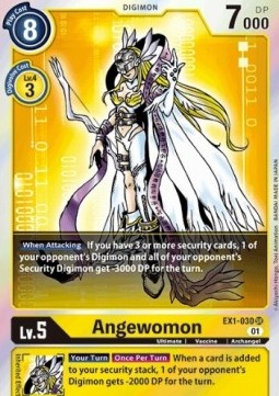 Angewomon (EX1-030) (V.1) - Classic Collection (Super Rare) [EX-01-EX1-030]
