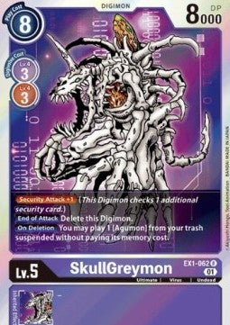 SkullGreymon (EX1-062) - Classic Collection (Rare) [EX-01-EX1-062]
