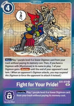 Fight for Your Pride! (EX1-070) - Classic Collection (Rare) [EX-01-EX1-070]