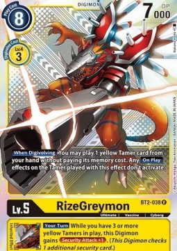 RizeGreymon (BT2-038) - Premium Pack Set 01 (Alternative Art) [PP-01-BT2-038]