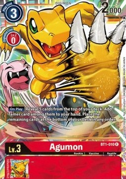 Agumon (BT1-010) - Promos: Release Special Booster v1.0 (Alternative Art) [SR1.0P-BT1-010]