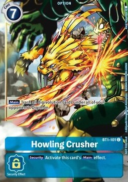 Howling Crusher (BT1-101) - Promos: Release Special Booster v1.5 (Alternative Art) [SR1.5P-BT1-101]