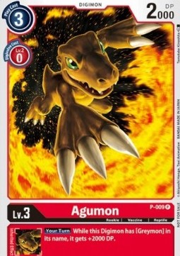 Agumon (P-009) (V.1) - Promos (Promo) [P-P-009]