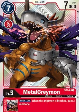 MetalGreymon (ST1-09) - Official Tournament Pack Events (Rare) [OTPE-ST1-09]