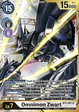 Omnimon Zwart (BT5-087) (V.2) - Battle Of Omni (Alternative Art) [BT-05-BT5-087]