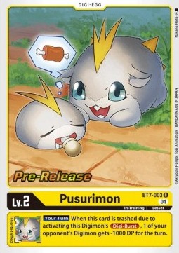 Pusurimon (BT7-003) - Promos: Next Adventure (Uncommon) [BT-07P-BT7-003]