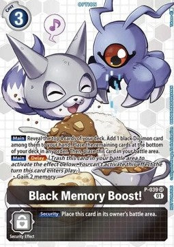 Black Memory Boost! (P-039) (V.2) - Promos (Alternative Art) [P-P-039]