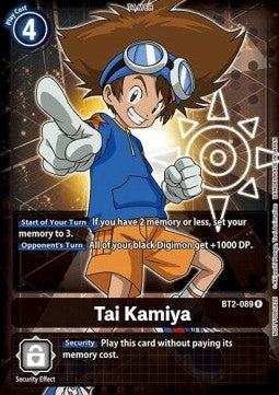 Tai Kamiya (BT2-089) - Official Tournament Pack Events (Alternative Art) [OTPE-BT2-089]