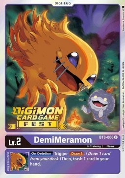 DemiMeramon (BT3-006) - Digimon Card Game Fest (Uncommon) [DCGF-BT3-006]