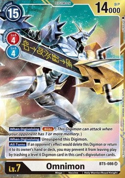 Omnimon (BT5-086) (V.5) - Battle Of Omni (Alternative Art) [BT-05-BT5-086]