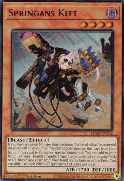 Springans Kitt - Structure Deck: Albaz Strike (Ultra Rare) [SDAZ-002]