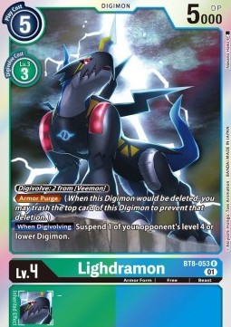 Lighdramon (BT8-053) - New Awakening (Rare) [BT-08-053]