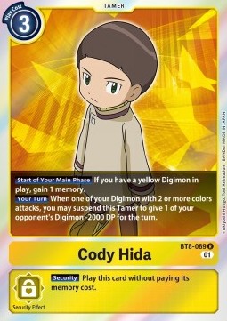 Cody Hida (BT8-089) - New Awakening (Rare) [BT-08-089]