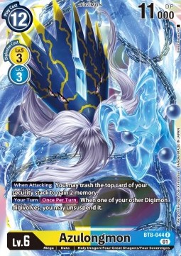 Azulongmon (BT8-044) - New Awakening (Rare) [BT-08-044]