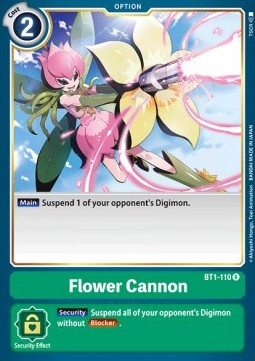 Flower Cannon (BT1-110) - Starter Deck: Ultimate Ancient Dragon (Rare) [ST-9-BT1-110]
