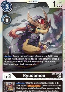 Ryudamon (BT8-060) (V.1) - New Awakening (Rare) [BT-08-060]