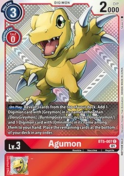 Agumon (BT5-007) - Promos: New Awakening (Alternative Art) [BT-08P-BT5-007]