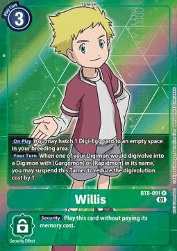 Willis (BT8-091) (V.2) - Promos: New Awakening (Alternative Art) [BT-08P-BT8-091]