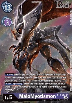 MaloMyotismon (BT8-083) (V.2) - New Awakening (Alternative Art) [BT-08-083]