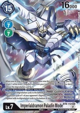 Imperialdramon Paladin Mode (BT8-112) (V.2) - New Awakening (Alternative Art) [BT-08-112]