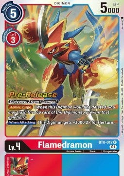 Flamedramon (BT8-012) - Promos: New Awakening (Rare) [BT-08P-BT8-012]