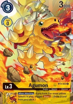 Agumon (BT2-033) - Premium Bandai Products (Alternative Art) [PB-XX-BT2-033]