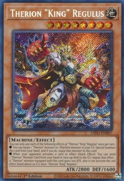 Therion "King" Regulus (V.1 - Secret Rare) - Dimension Force (Secret Rare) [DIFO-007]