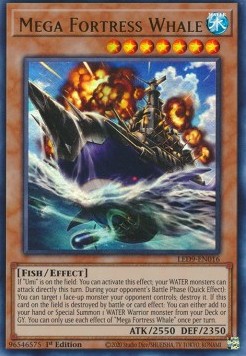 Mega Fortress Whale - Legendary Duelists: Duels From the Deep (Ultra Rare) [LED9-016]