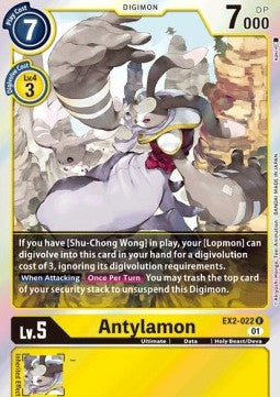 Antylamon (EX2-022) (V.1) - Digital Hazard (Rare) [EX-02-022]