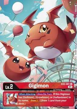 Gigimon (EX2-001) (V.2) - Digital Hazard (Alternative Art) [EX-02-001]