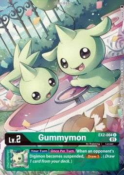 Gummymon (EX2-004) (V.2) - Digital Hazard (Alternative Art) [EX-02-004]