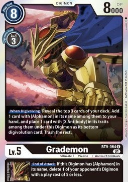 Grademon (BT9-064) (V.1) - X Record (Rare) [BT-09-064]