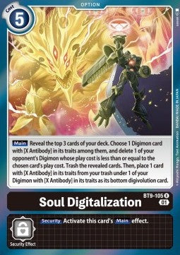 Soul Digitalization (BT9-105) - X Record (Rare) [BT-09-105]