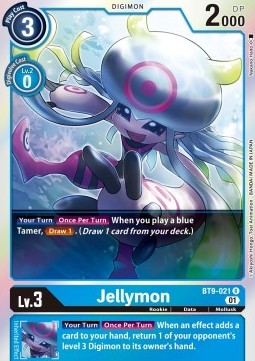 Jellymon (BT9-021) (V.1) - X Record (Rare) [BT-09-021]