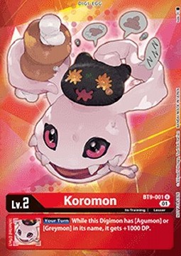 Koromon (BT9-001) (V.2) - Promos: X Record (Alternative Art) [BT-09P-BT9-001]