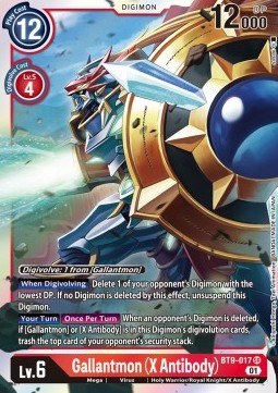 Gallantmon (X Antibody) (BT9-017) (V.1) - X Record (Super Rare) [BT-09-017]