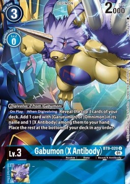 Gabumon (X Antibody) (BT9-020) (V.2) - X Record (Alternative Art) [BT-09-020]