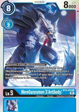 WereGarurumon (X Antibody) (BT9-028) - X Record (Rare) [BT-09-028]