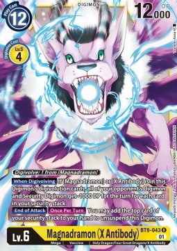 Magnadramon (X Antibody) (BT9-043) - X Record (Rare) [BT-09-043]