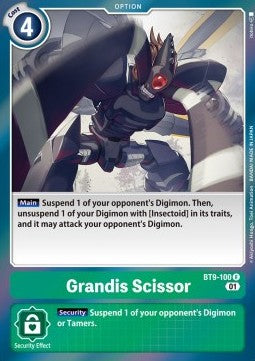 Grandis Scissor (BT9-100) - X Record (Rare) [BT-09-100]
