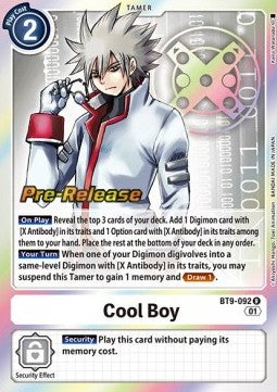Cool Boy (BT9-092) - Promos: X Record (Rare) [BT-09P-BT9-092]