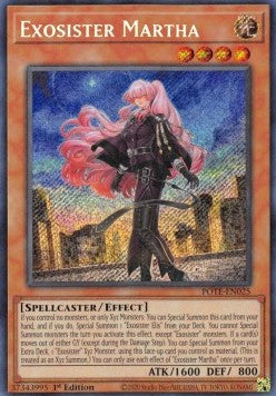Exosister Martha (V.1 - Secret Rare) - Power of the Elements (Secret Rare) [POTE-025]