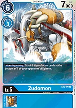 Zudomon (ST2-09) - Official Tournament Pack Events (Alternative Art) [OTPE-ST2-09]
